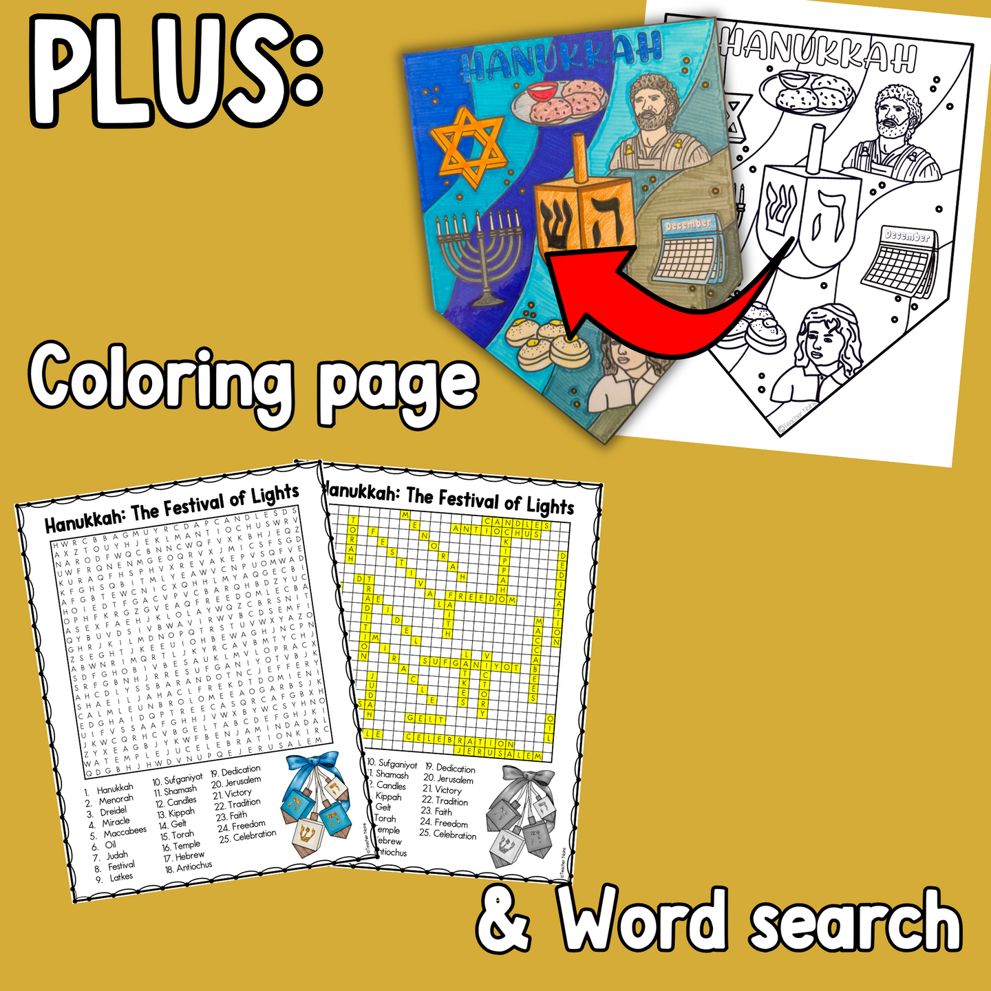 Hanukkah Reading Comprehension